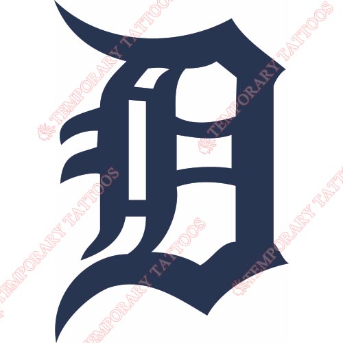 Detroit Tigers Customize Temporary Tattoos Stickers NO.1585